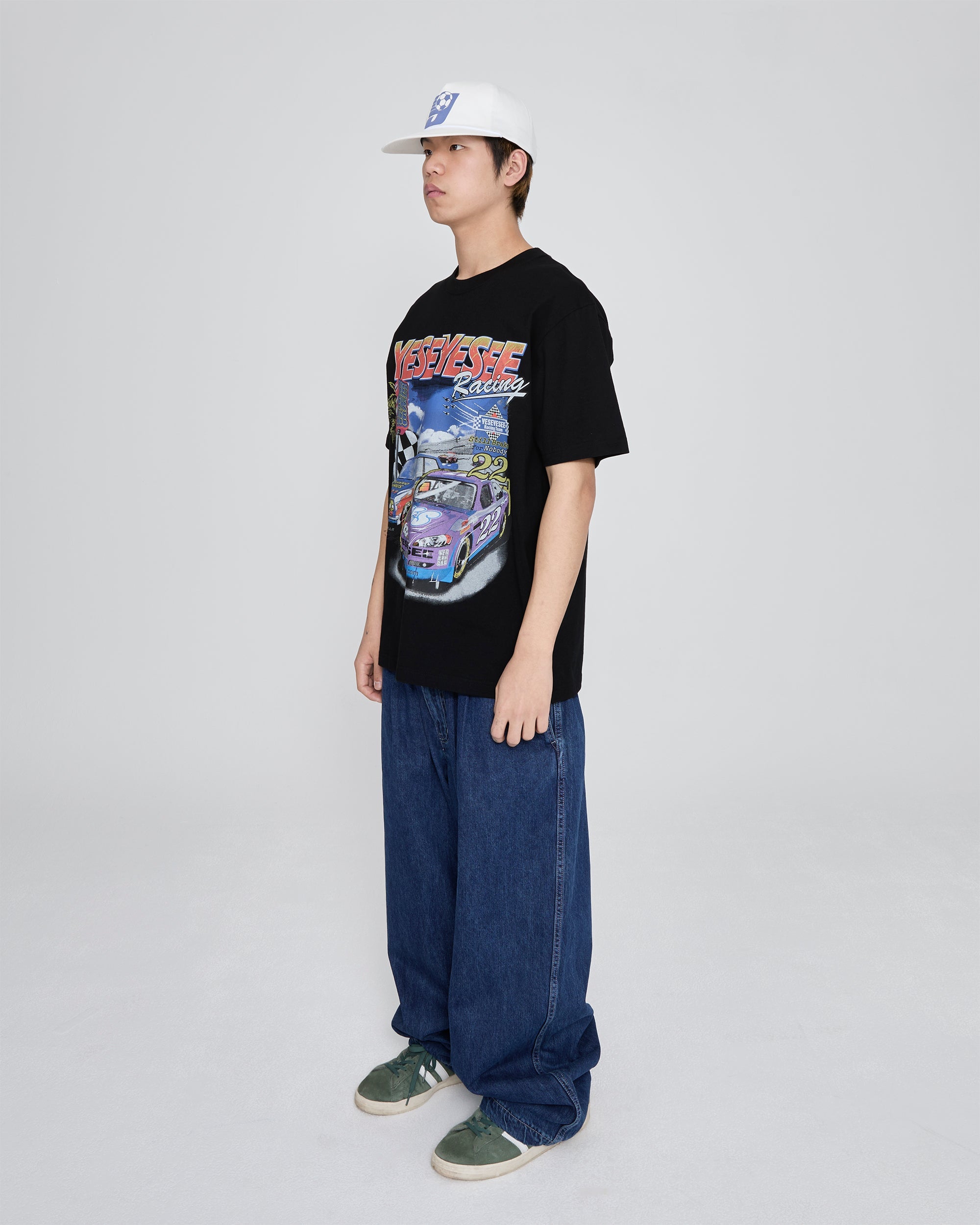 yeseyesee - Racing Tee (Black) product image 8 | TRAB K-Fashion Australia