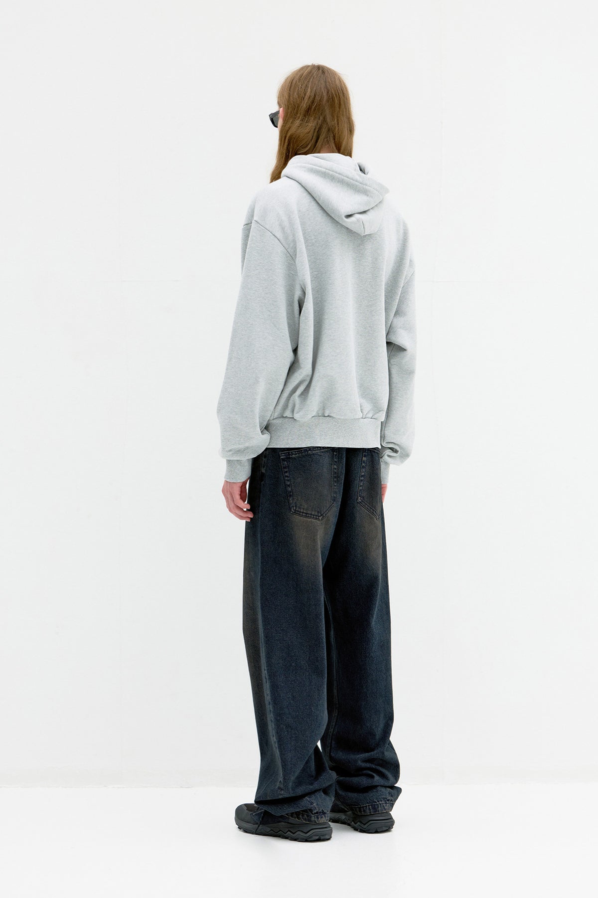 Coor - Back Side Color Washed Jeans (Two-Tone Navy) product image 4 | TRAB K-Fashion Australia