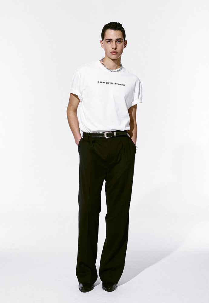 Tonywack - Drug Reference Washed T-Shirt (White) product image 1 | TRAB K-Fashion Australia