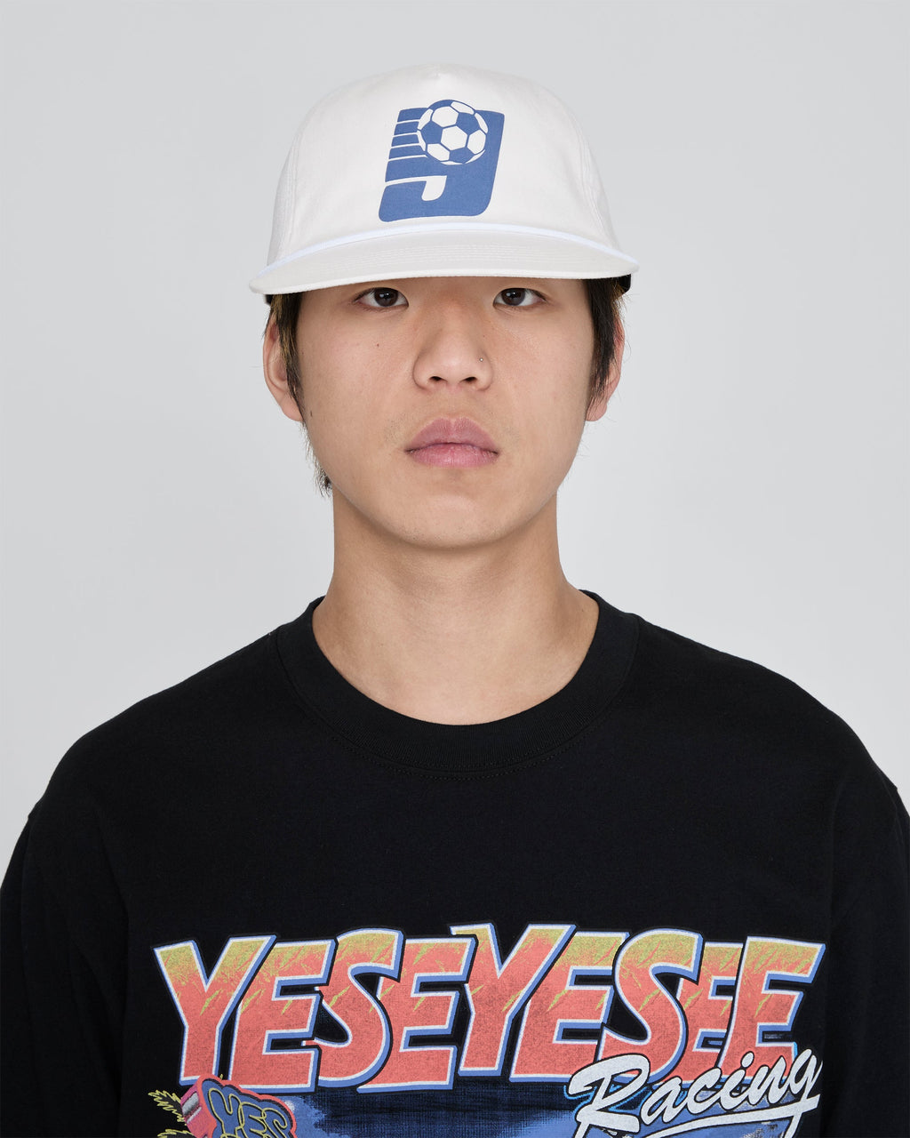 yeseyesee - Soccer Team Trucker (White) product image 4 | TRAB K-Fashion Australia