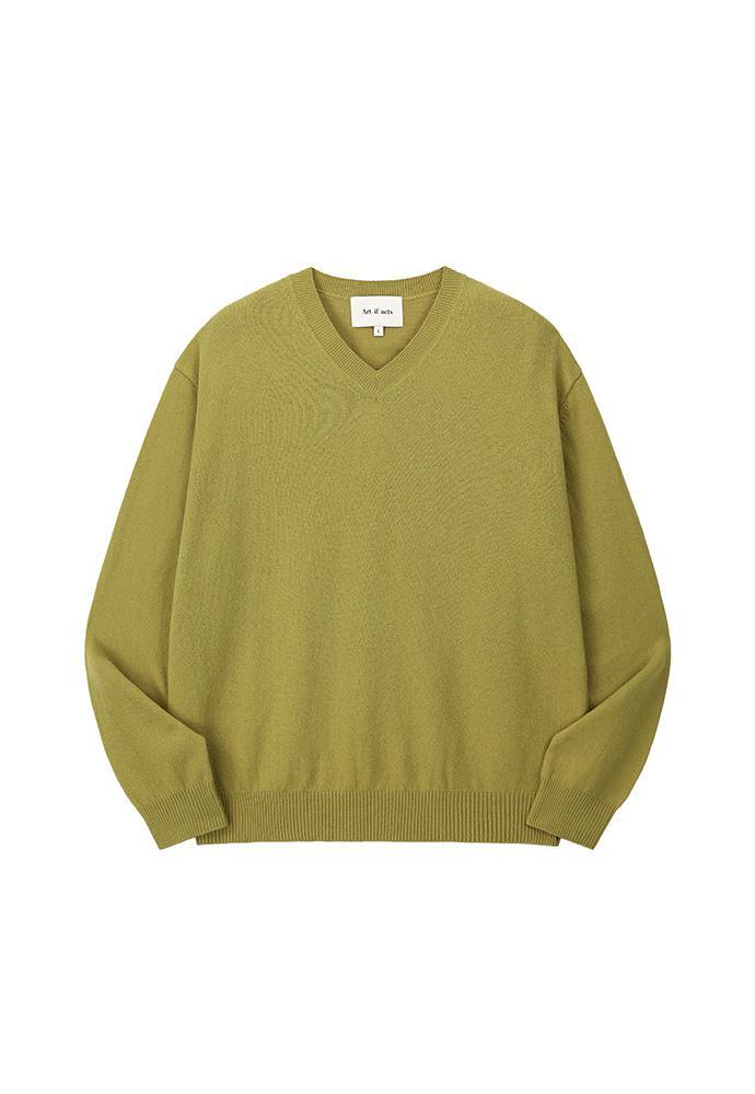 Art if acts - Cashmere V-Neck Knit (Sprout) product image 6 | TRAB K-Fashion Australia