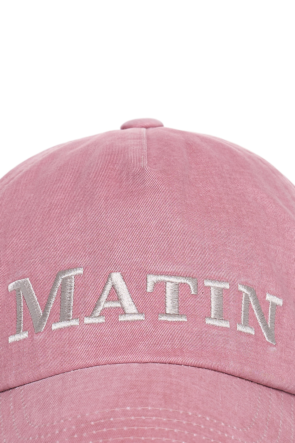 Matin Kim - Matin Flat Crown Ball Cap (Pink) product image 4 | TRAB K-Fashion Australia