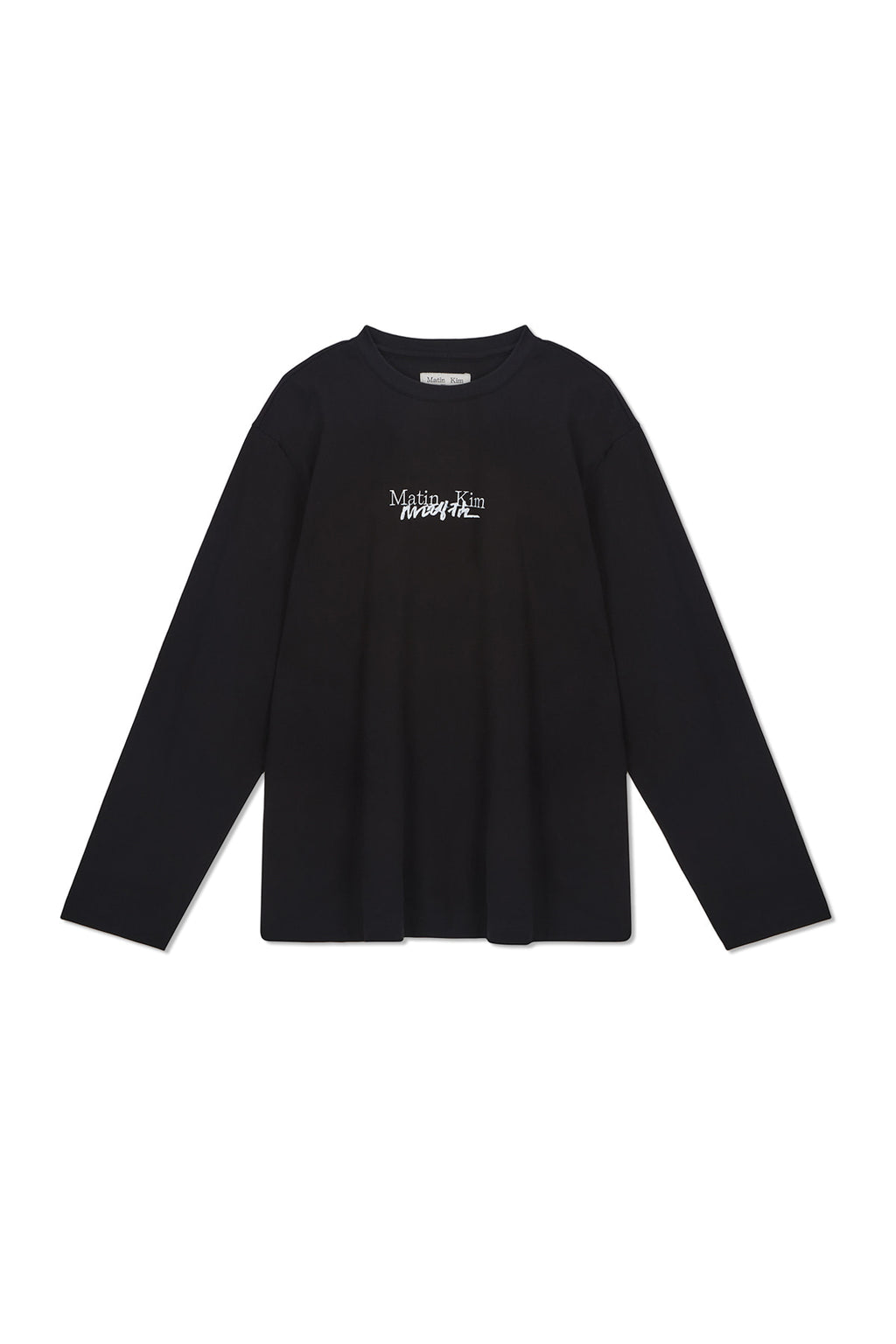 Matin Kim - Hangeul Logo Archive Long Sleeve (Black) product image 1 | TRAB K-Fashion Australia
