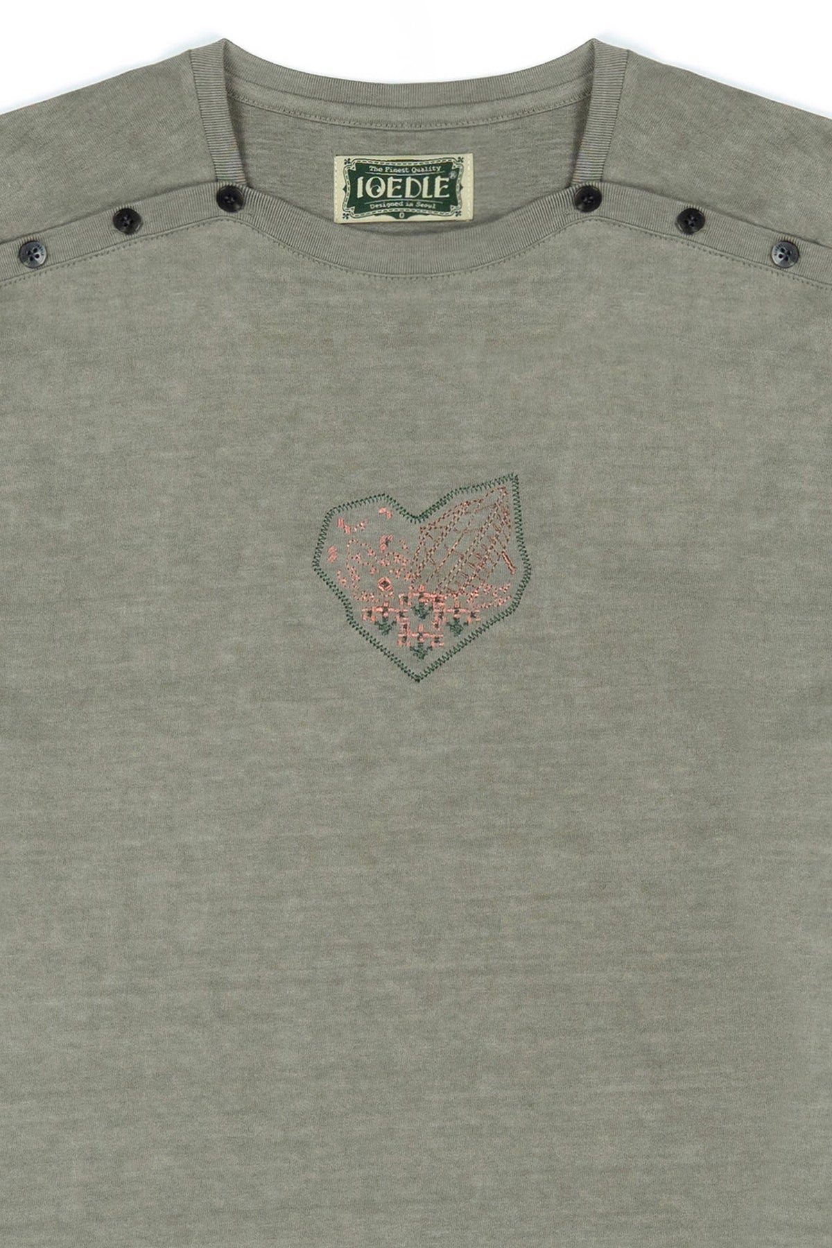 Ioedle - Instant Fastening T-Shirt (Olive) product image 4 | TRAB K-Fashion Australia