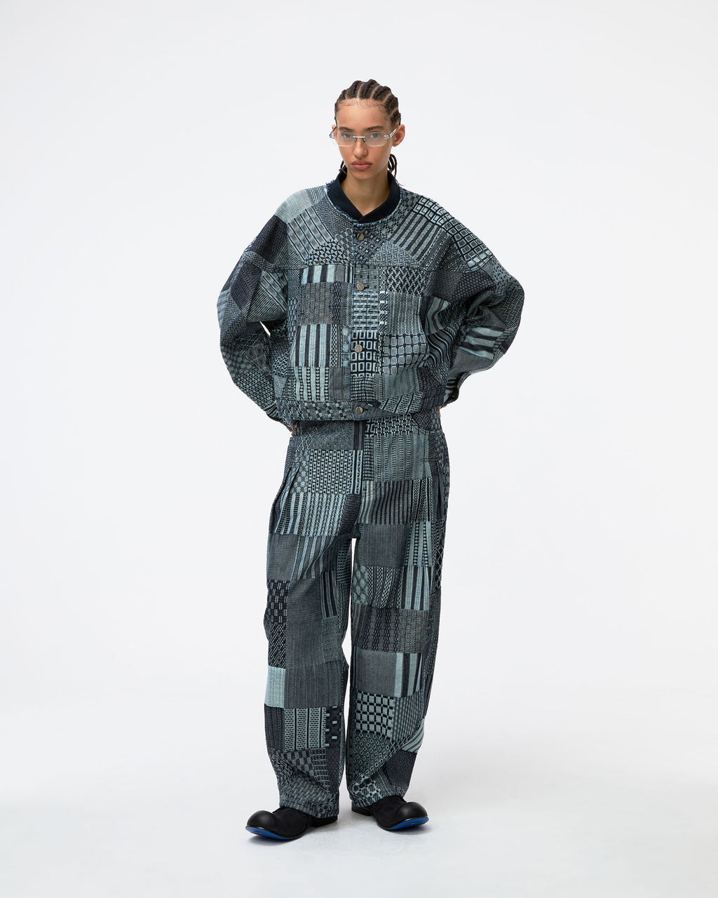 Ader Error - Collaz Jeans Product. 75 (Blue) product image 1 | TRAB K-Fashion Australia