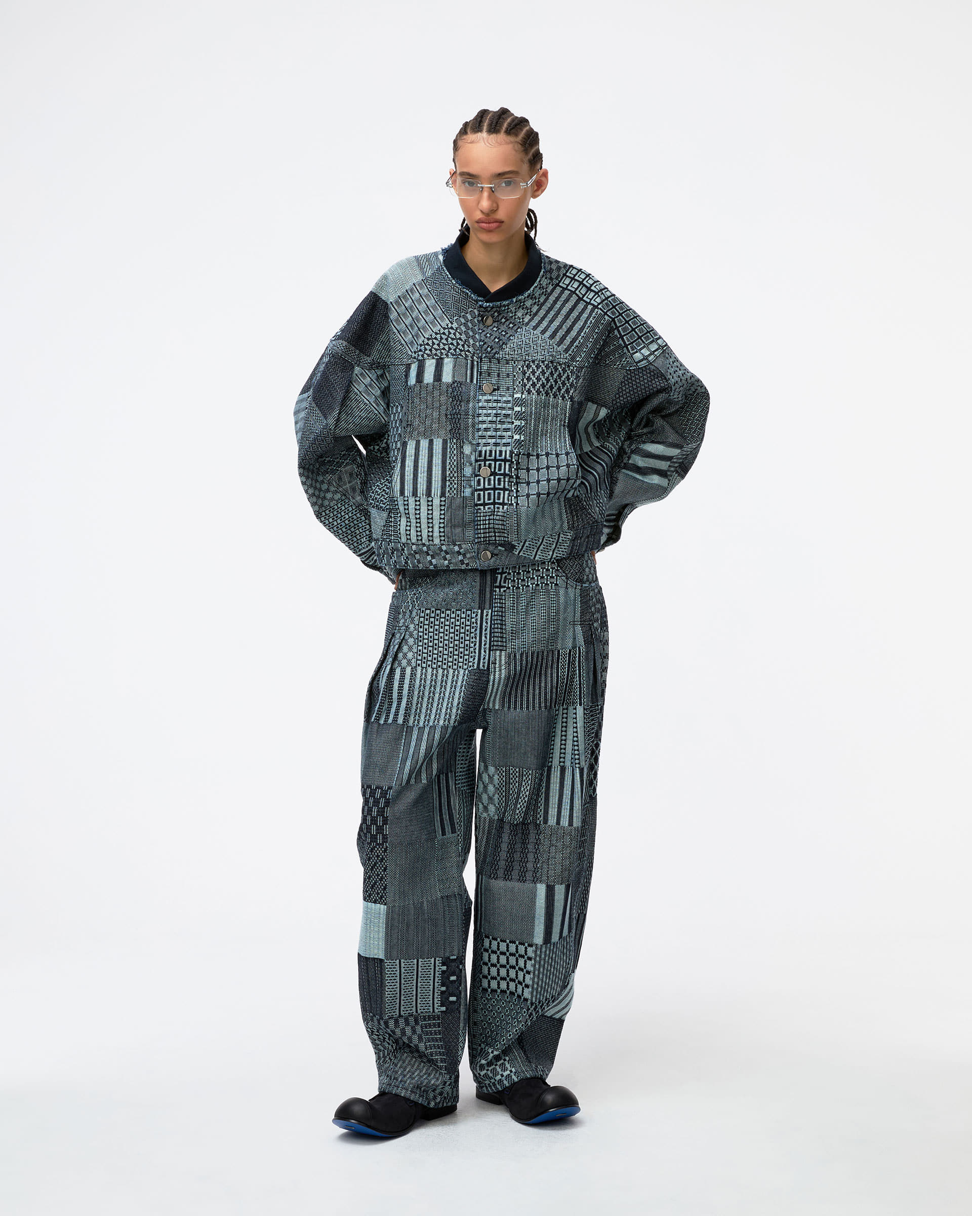 Ader Error - Collaz Jeans Product. 75 (Blue) product image 1 | TRAB K-Fashion Australia