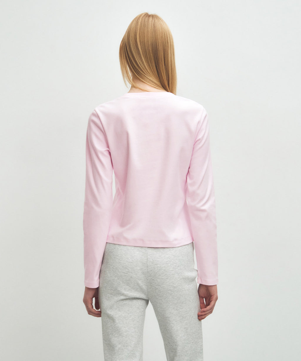 Marithe & Francois Girbaud - Basic Long Sleeve (Light Pink) product image 3 | TRAB K-Fashion Australia