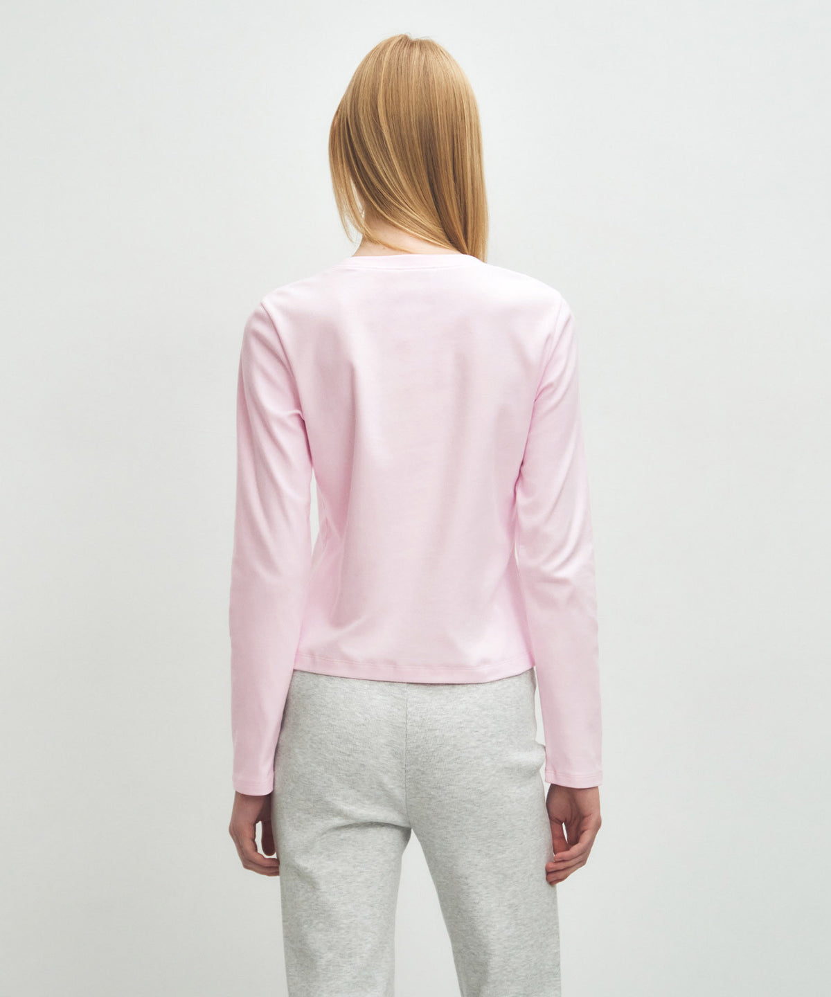 Marithe & Francois Girbaud - Basic Long Sleeve (Light Pink) product image 3 | TRAB K-Fashion Australia