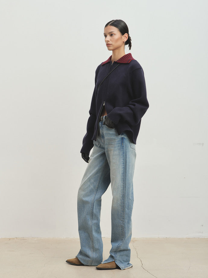 Tonywack - Straight Denim Trousers (Washed Blue) product image 3 | TRAB K-Fashion Australia