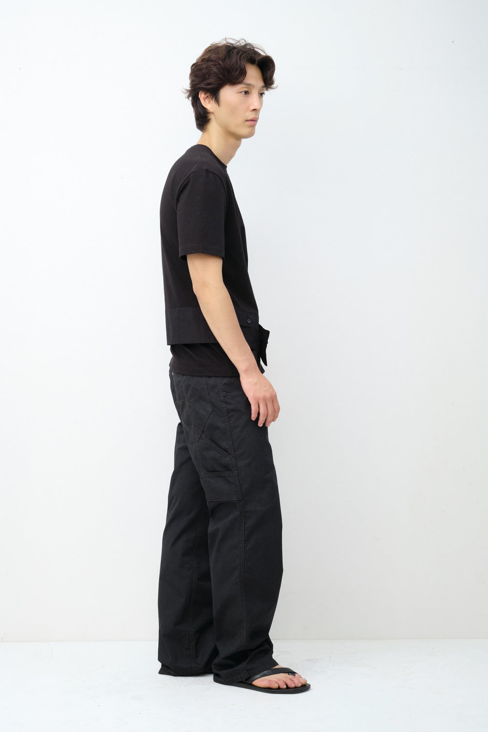 Hatchingroom - Belted Tee (Black) product image 3 | TRAB K-Fashion Australia