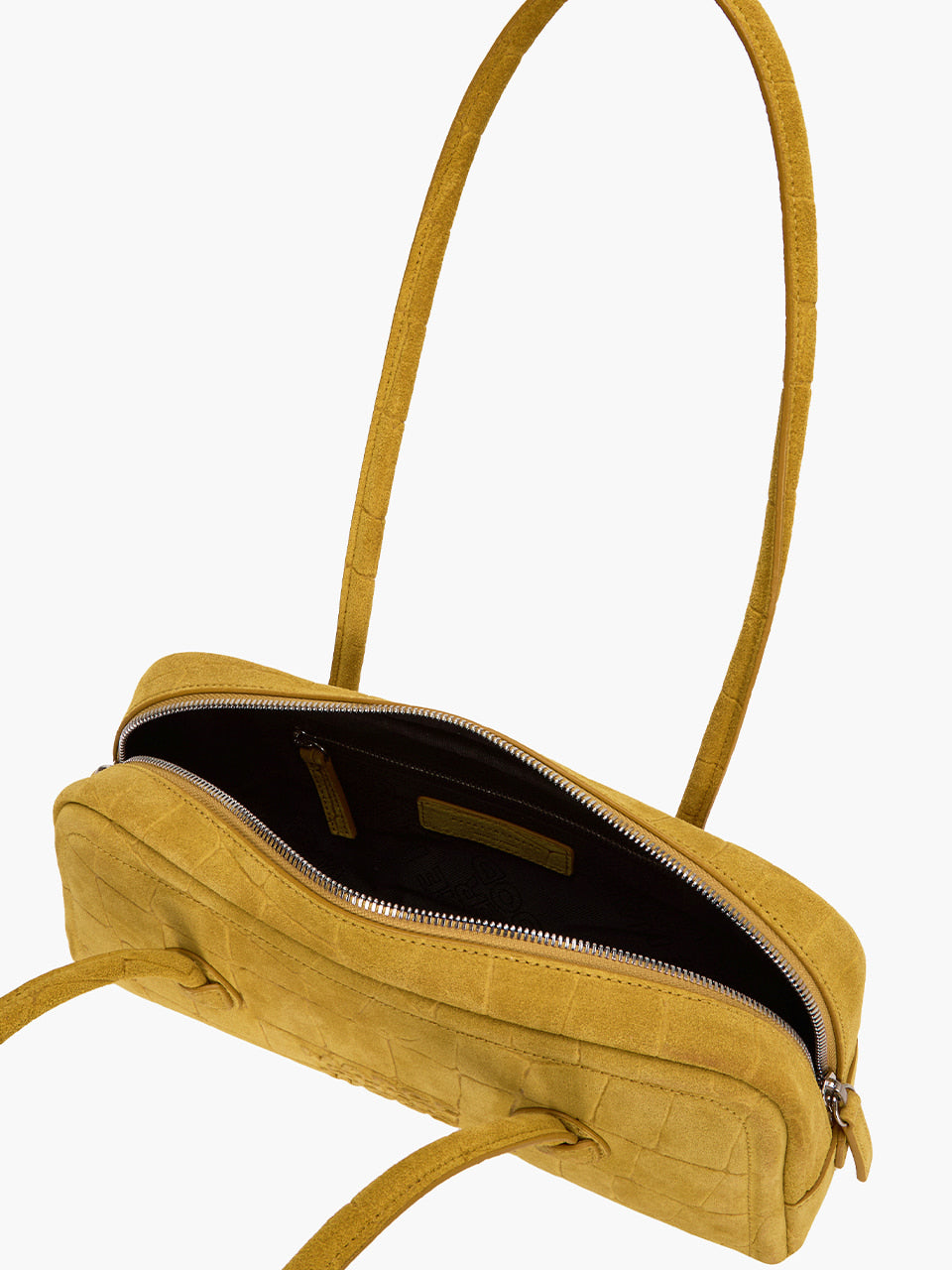 Marge Sherwood - Soft Boston Ew (Mustard Croc-Effect Suede) product image 7 | TRAB K-Fashion Australia