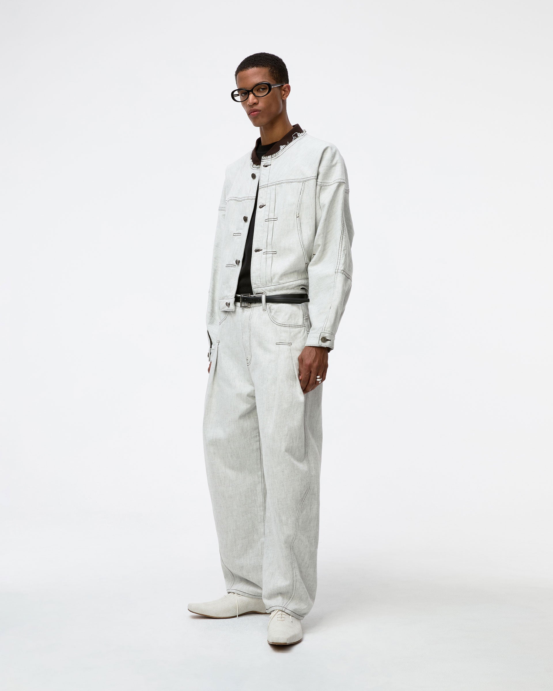 Ader Error - Jeans Product. 75 (White) product image 1 | TRAB K-Fashion Australia