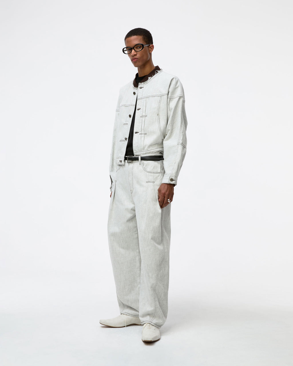 Ader Error - Jeans Product. 75 (White) product image 1 | TRAB K-Fashion Australia