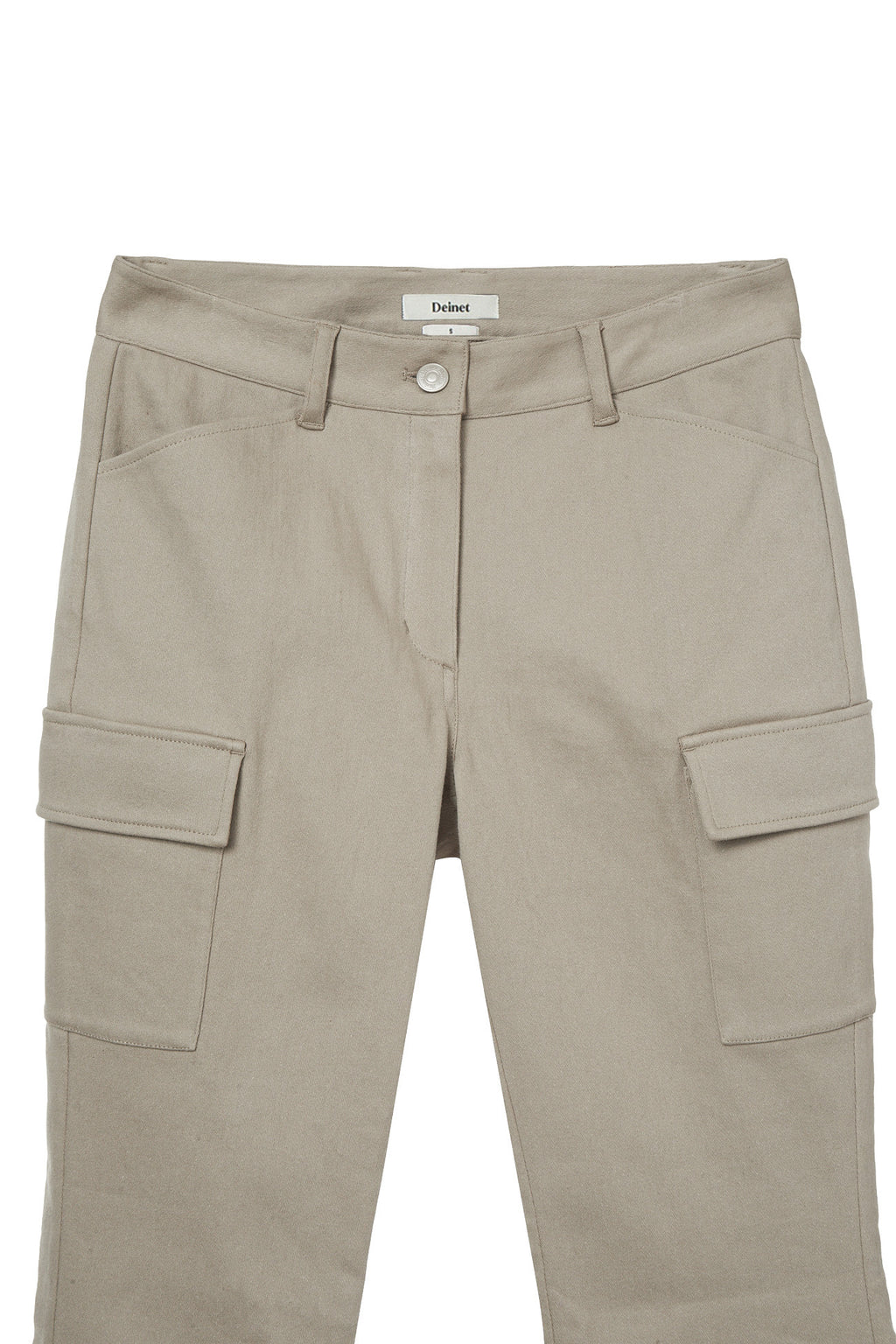 Deinet - Cotton Semi Bootcut Pants (Beige) product image 3 | TRAB K-Fashion Australia