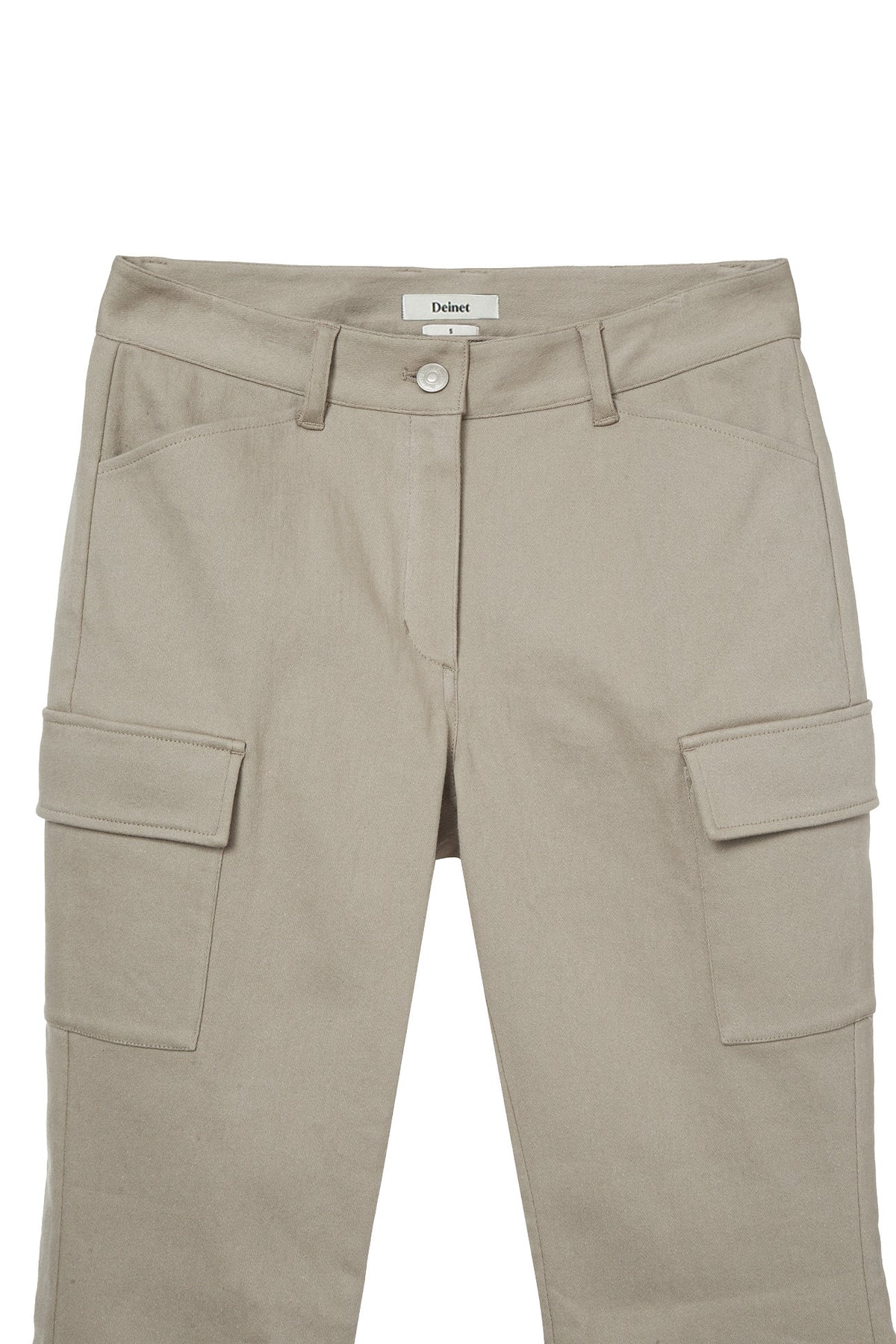 Deinet - Cotton Semi Bootcut Pants (Beige) product image 3 | TRAB K-Fashion Australia