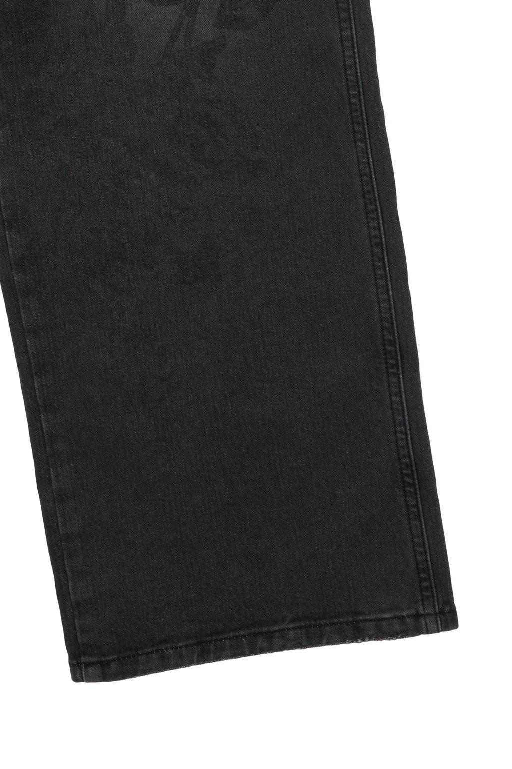 Matin Kim - Flower Printed Denim Pants (Charcoal) product image 4 | TRAB K-Fashion Australia