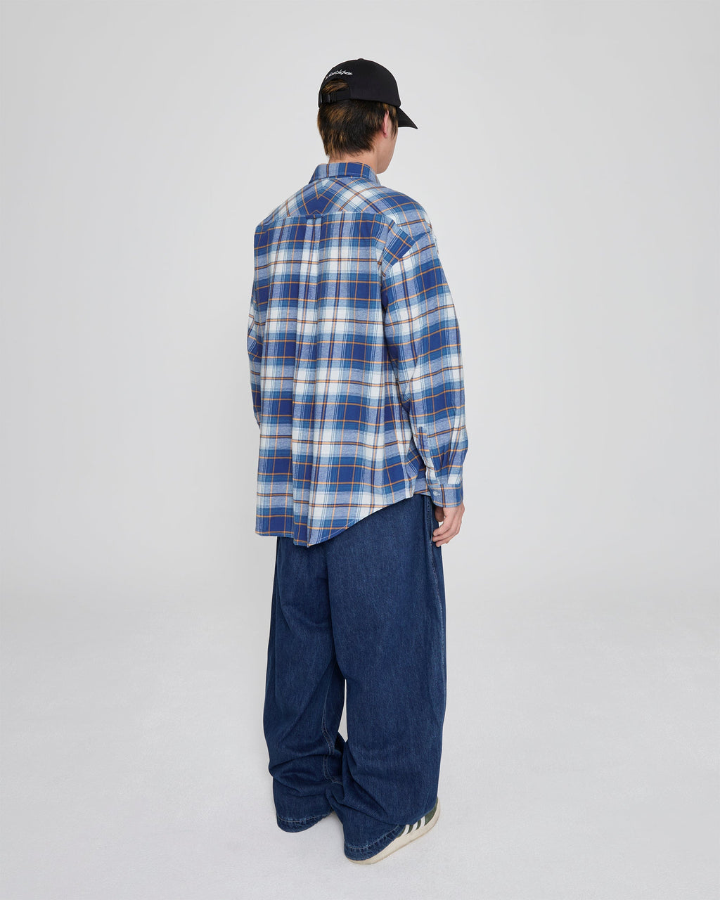 yeseyesee - Flannel Check Shirt (Blue) product image 9 | TRAB K-Fashion Australia