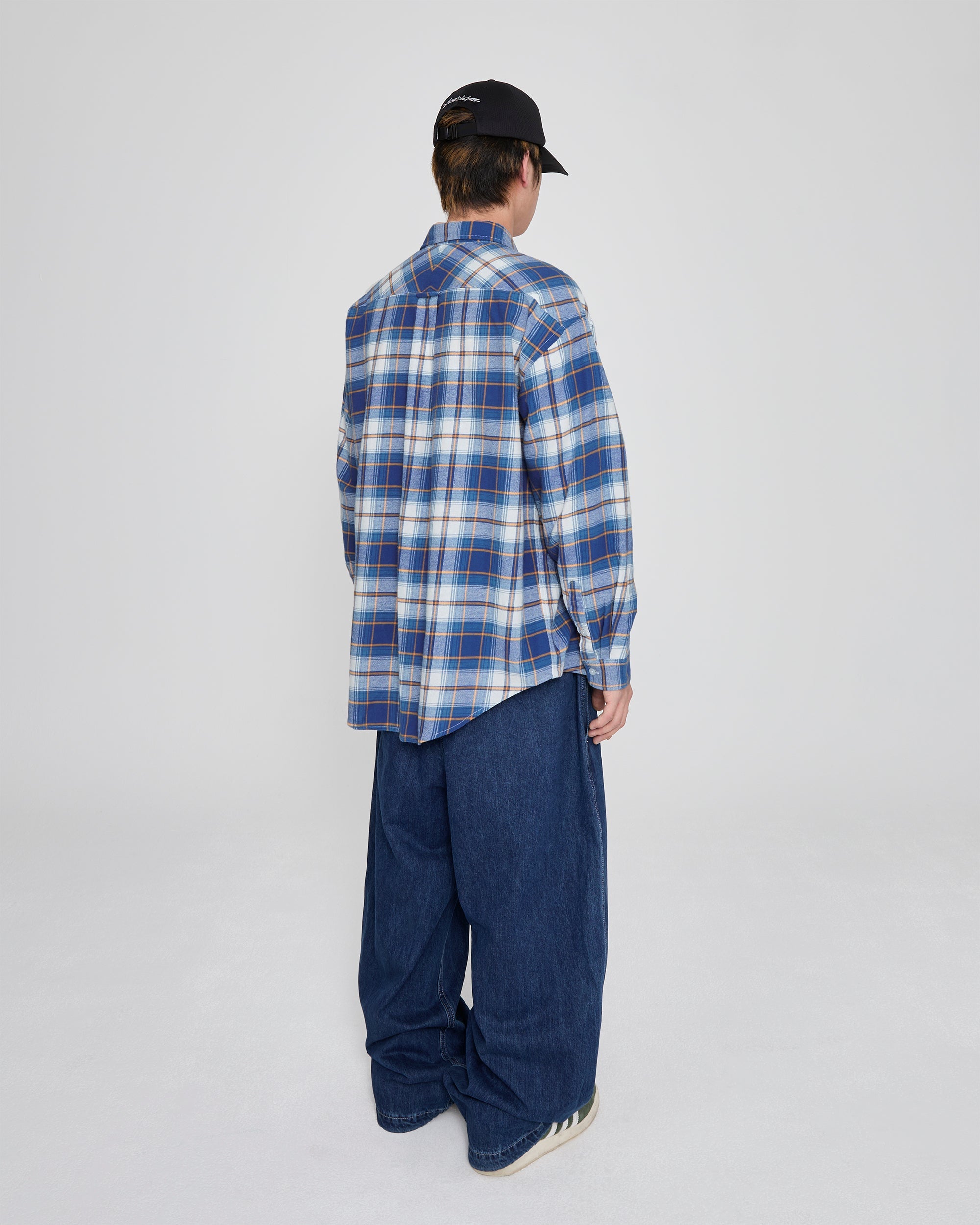 yeseyesee - Flannel Check Shirt (Blue) product image 9 | TRAB K-Fashion Australia