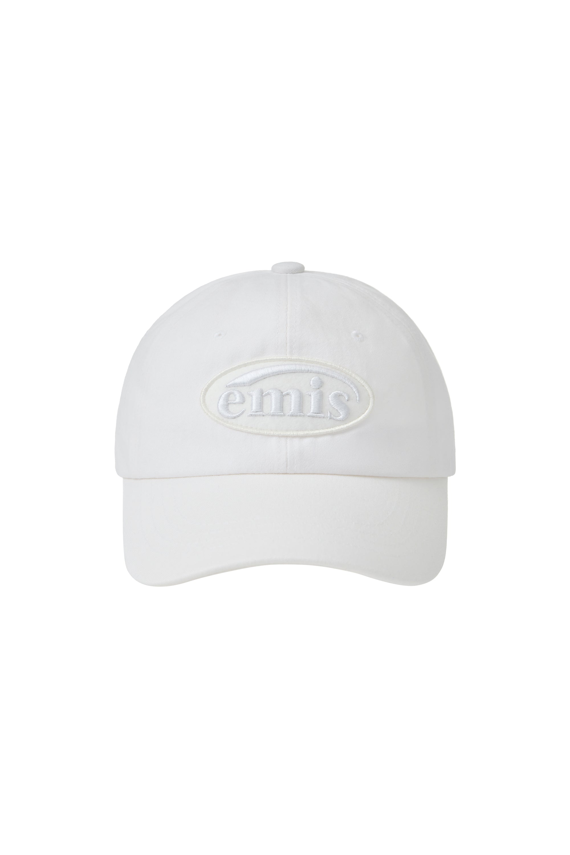 Emis - Tone On Tone Wappen Ball Cap (White) product image 1 | TRAB K-Fashion Australia