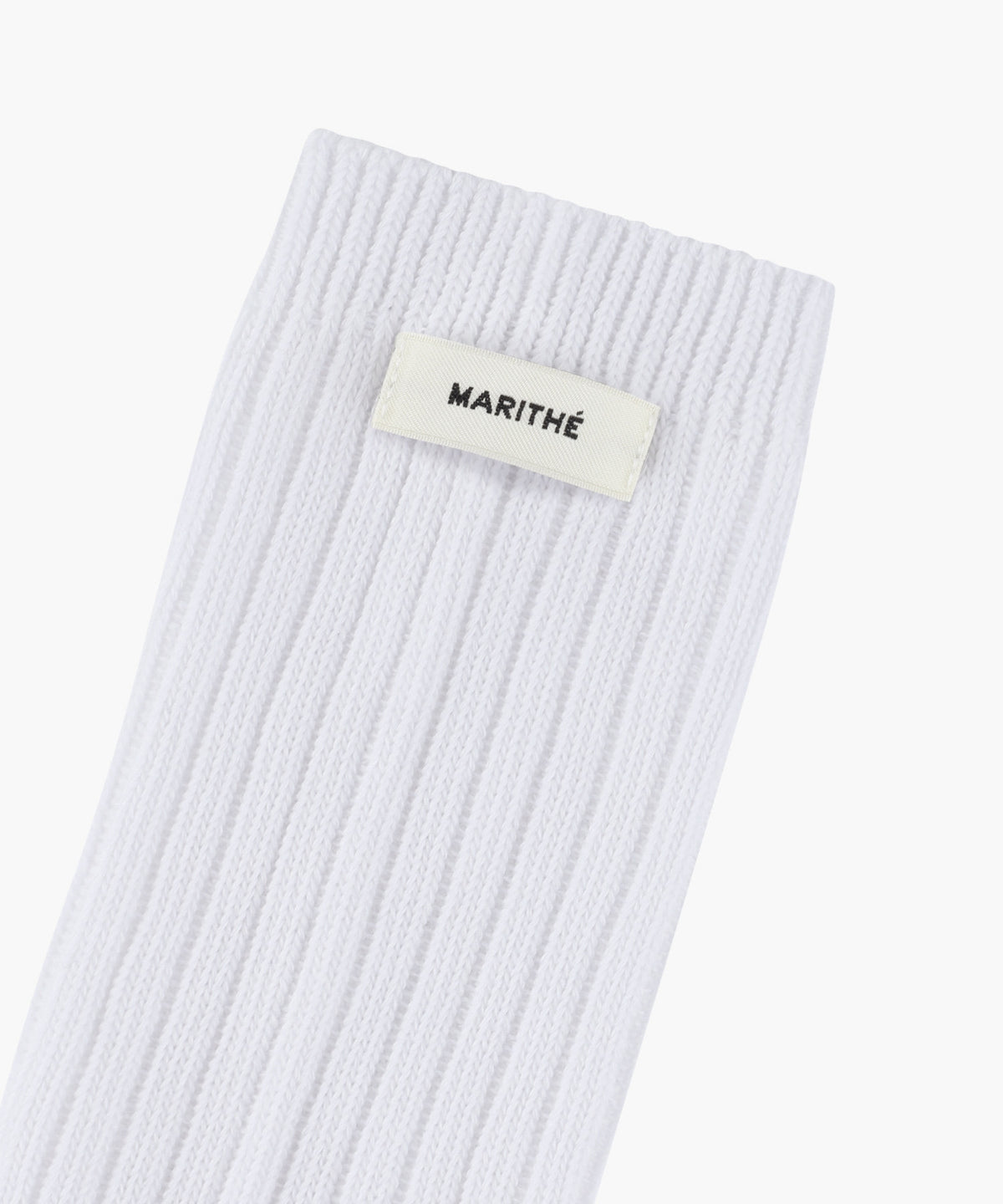 Marithe & Francois Girbaud - Basic Soft Middle Socks (White) product image 2 | TRAB K-Fashion Australia