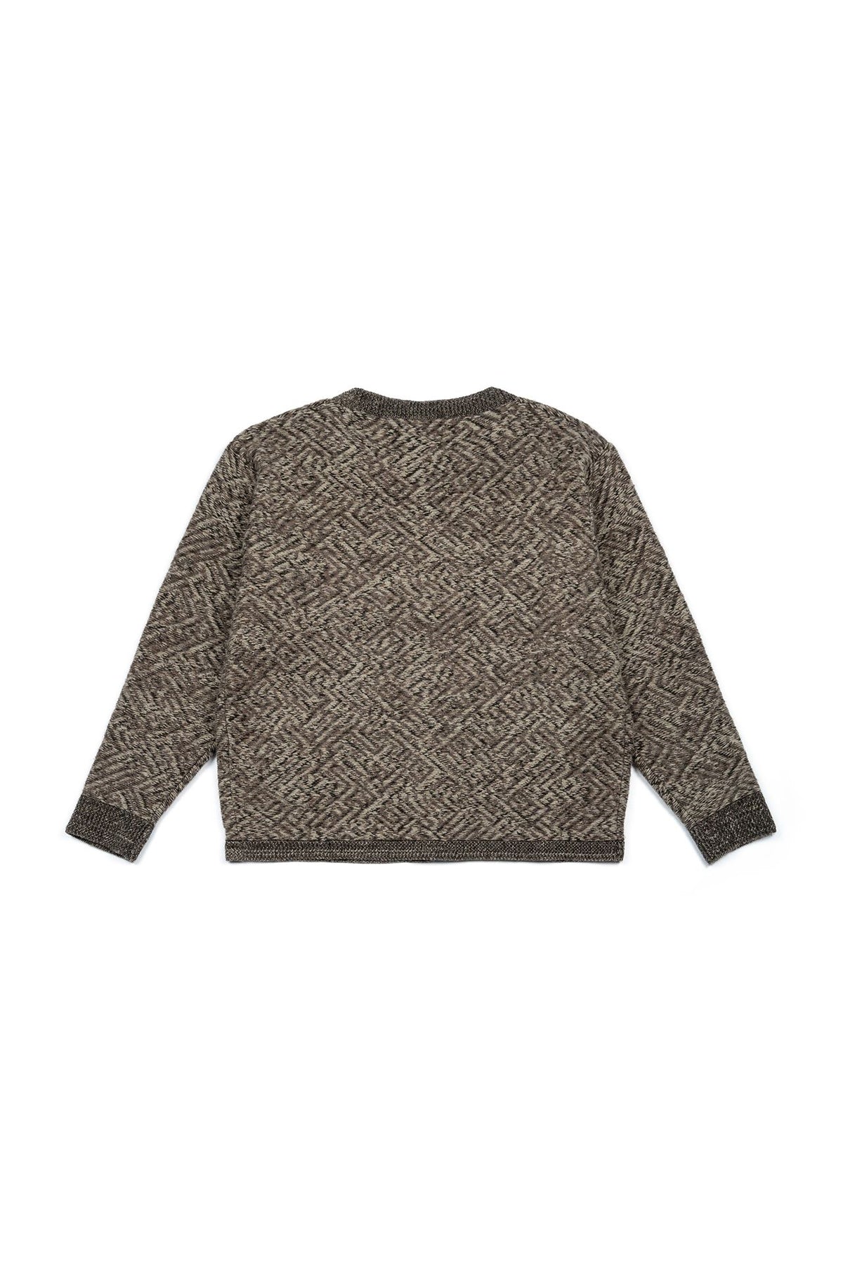 Ioedle - Maze Knit Cardigan (Brown) product image 3 | TRAB K-Fashion Australia