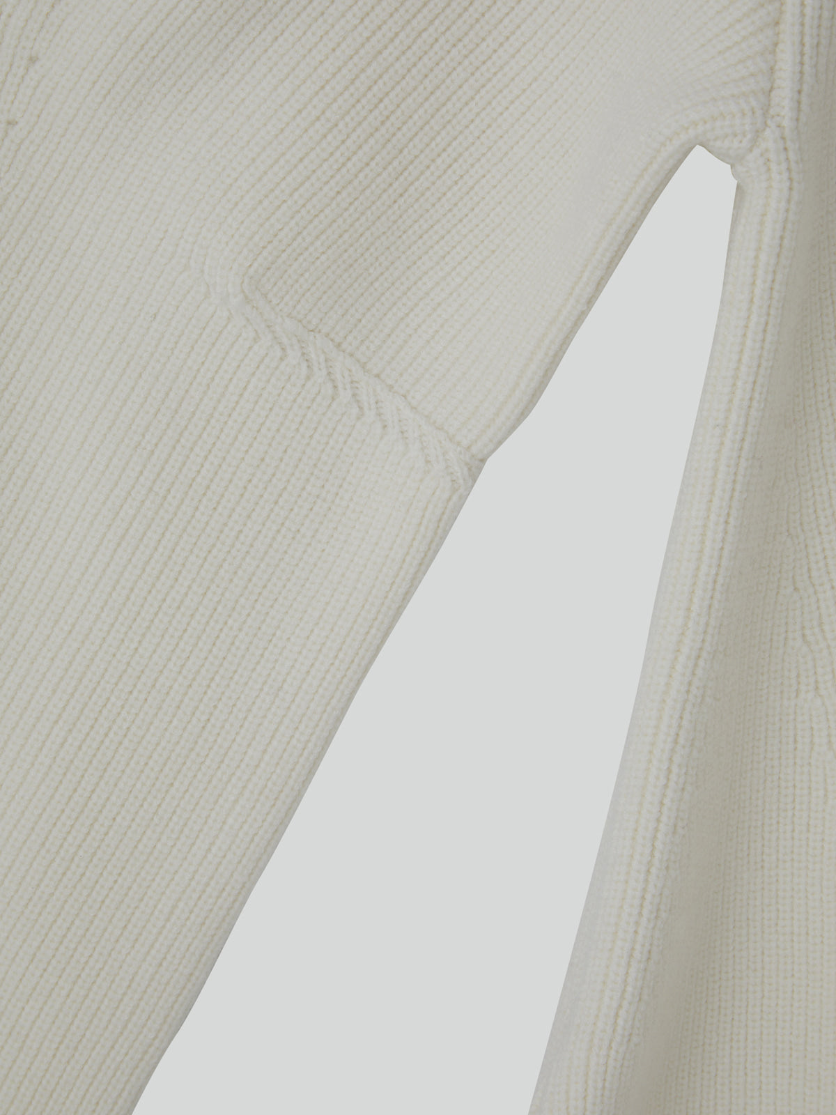 Recto - Volume Sleeve Structured Knit Top (Ivory) product image 12 | TRAB K-Fashion Australia