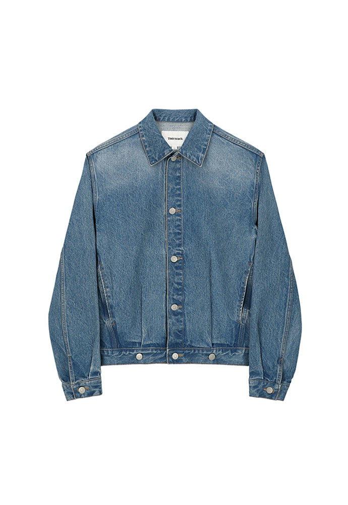 Tonywack - Constructed Pleats Denim Jacket (Faded Vintage Blue) product image 5 | TRAB K-Fashion Australia