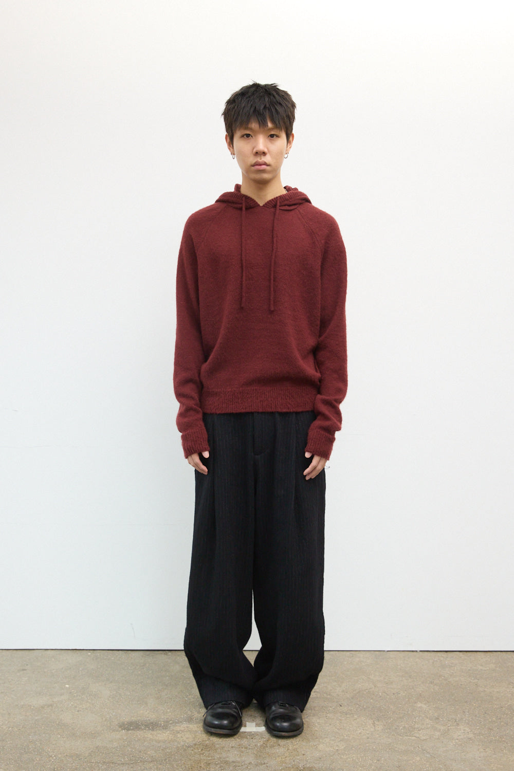 Hatchingroom - Base Hoodie Knit Dark (Red) product image 7 | TRAB K-Fashion Australia