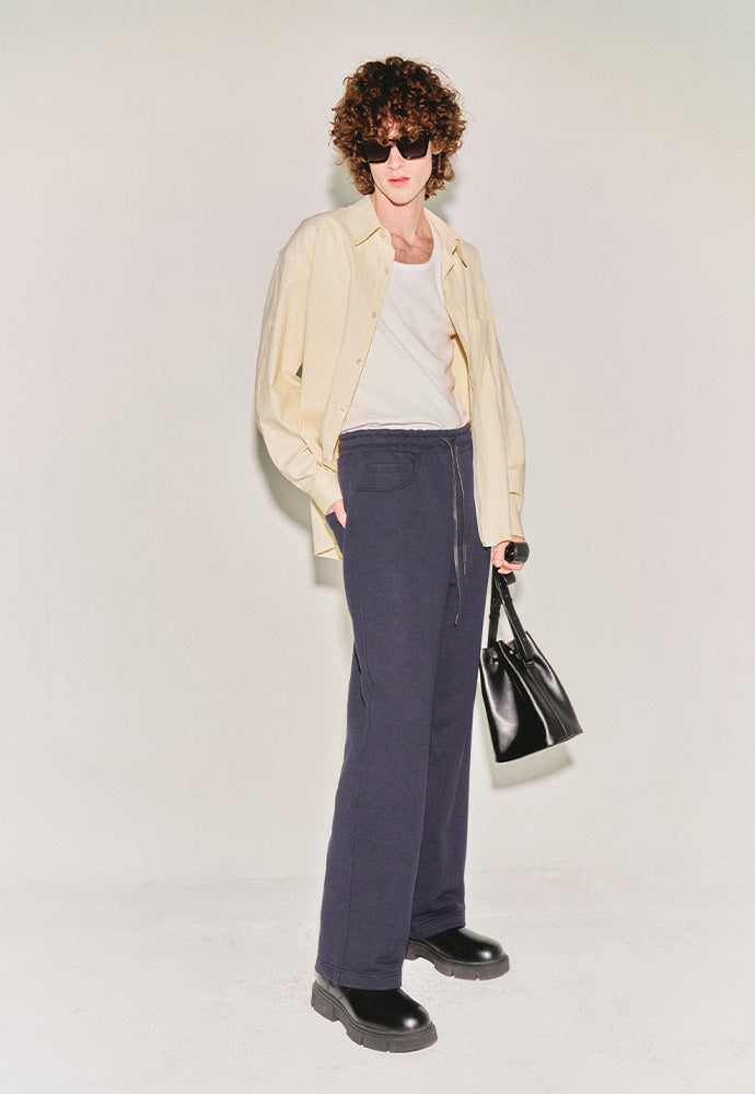 Tonywack - Smooth Brushed-Jersey 4-Pocket Lounge Pants (Deep Navy) product image 4 | TRAB K-Fashion Australia