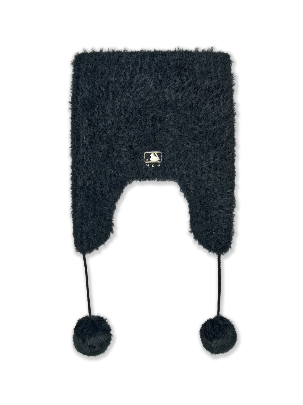 MLB Korea - MLB Fur Meow Earflap Beanie New York Yankees (Black) product image 6 | TRAB K-Fashion Australia