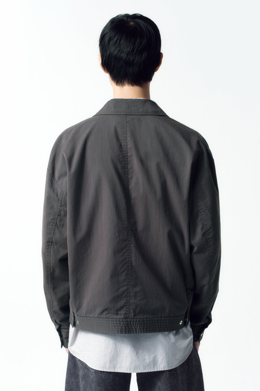 Insilence - Washed Cotton Studded Jumper (Charcoal) product image 5 | TRAB K-Fashion Australia