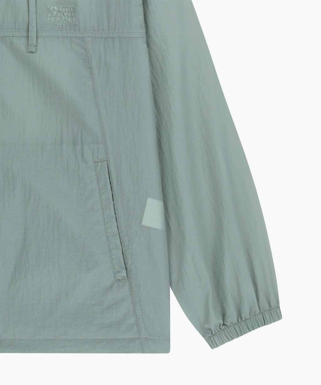 Marithe & Francois Girbaud - Hooded Packable Nylon Jacket (Mint Gray) product image 14 | TRAB K-Fashion Australia