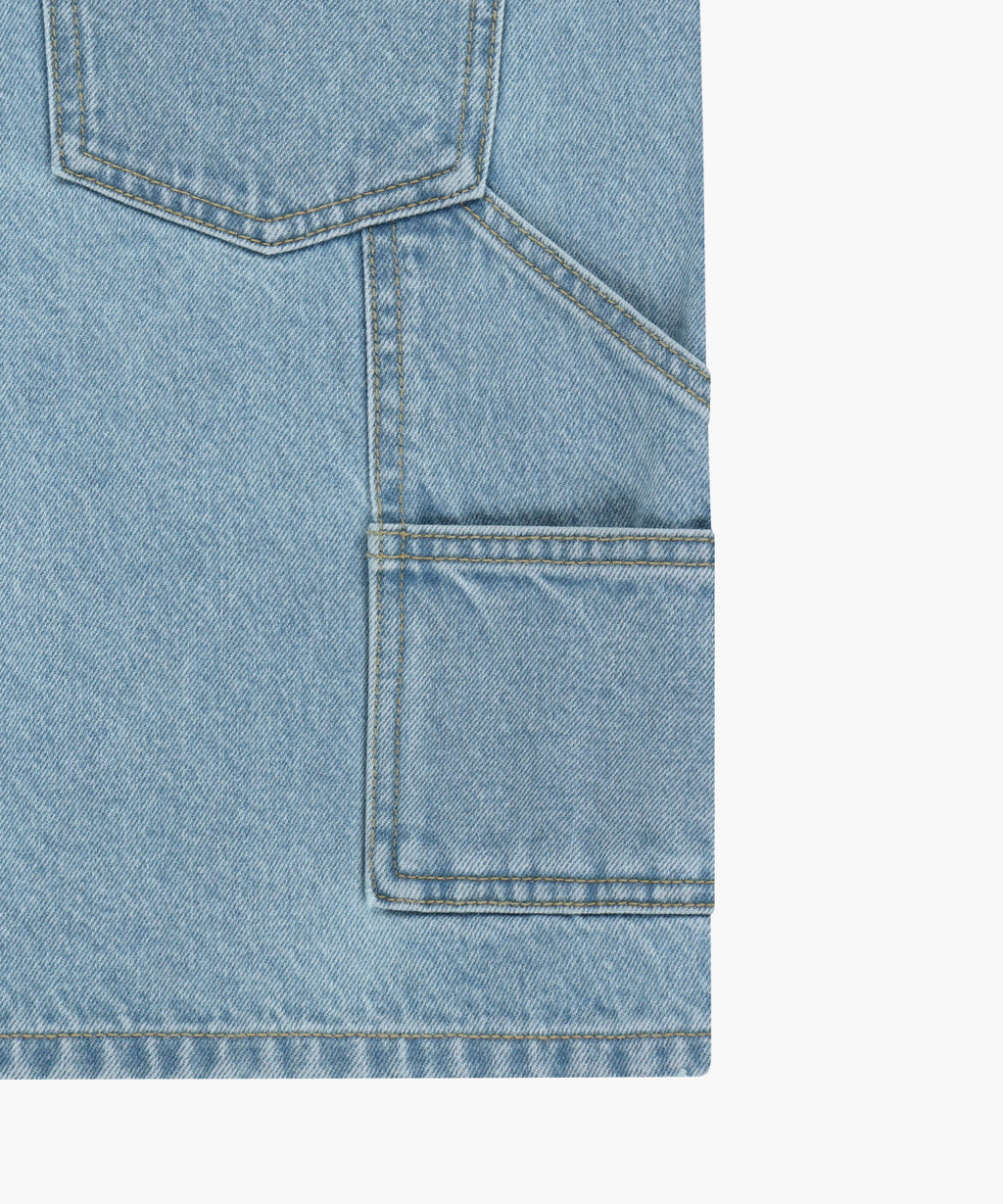 Marithe & Francois Girbaud - Carpenter Denim Shorts (Light Blue) product image 14 | TRAB K-Fashion Australia