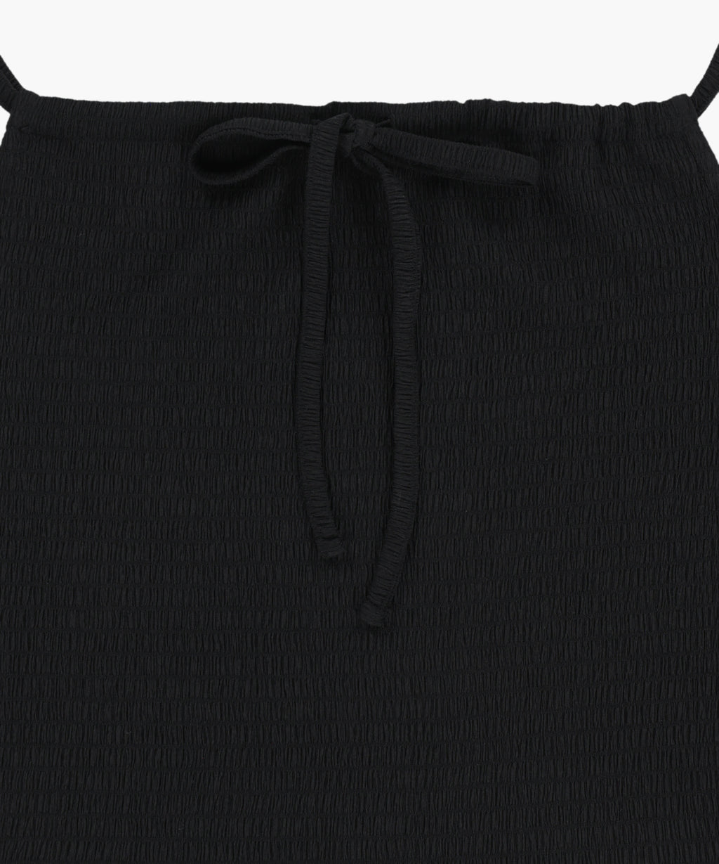 Marithe & Francois Girbaud - Crinkle Sleeveless + Cardigan Set (Black) product image 14 | TRAB K-Fashion Australia