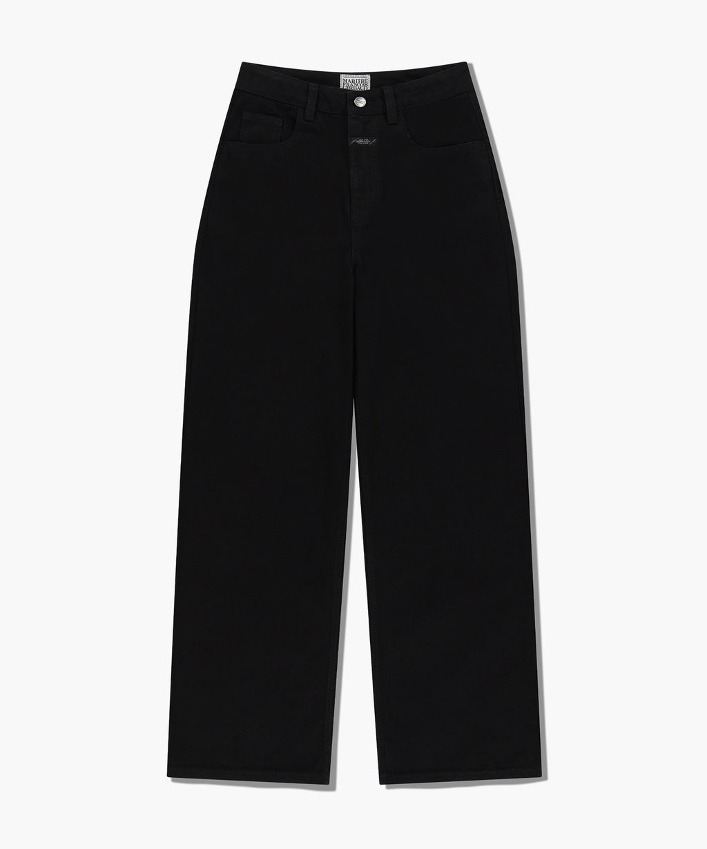 Marithe & Francois Girbaud - Skirt Layered Denim Pants (Black) product image 14 | TRAB K-Fashion Australia