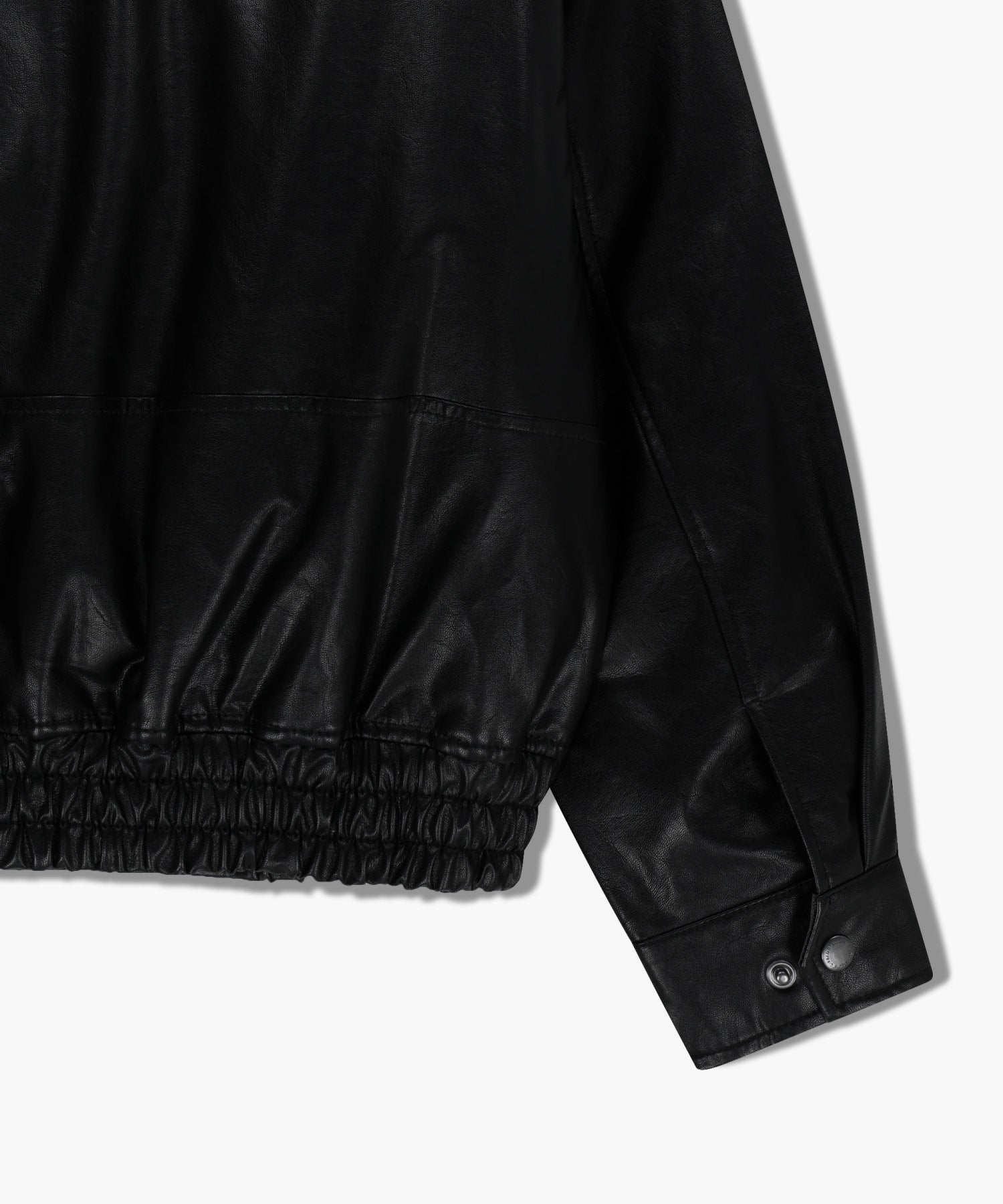 Marithe & Francois Girbaud - Faux Leather Padded Jacket (Black) product image 17 | TRAB K-Fashion Australia