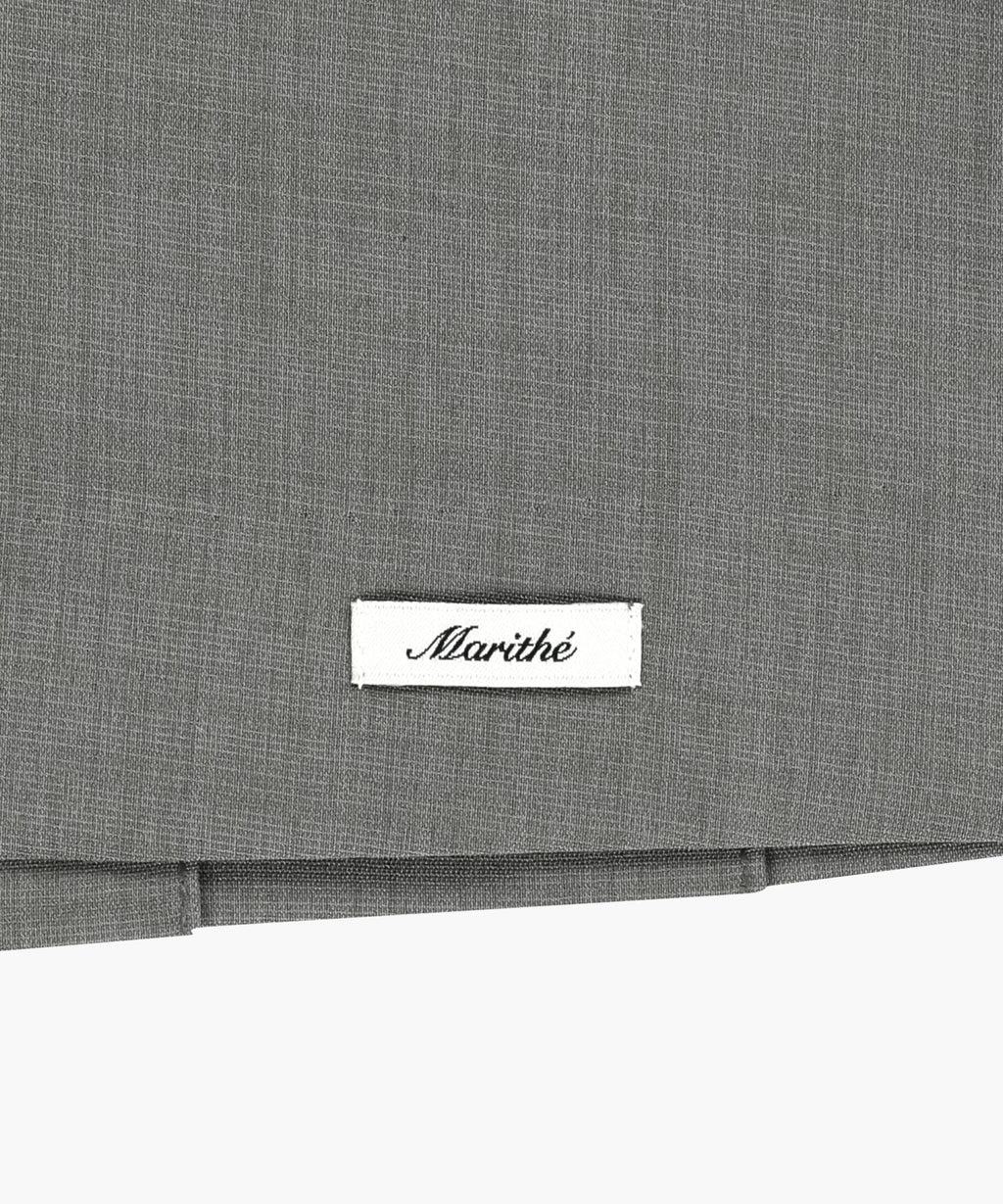 Marithe & Francois Girbaud - Layered Pleats Skirt Pants (Gray) product image 14 | TRAB K-Fashion Australia