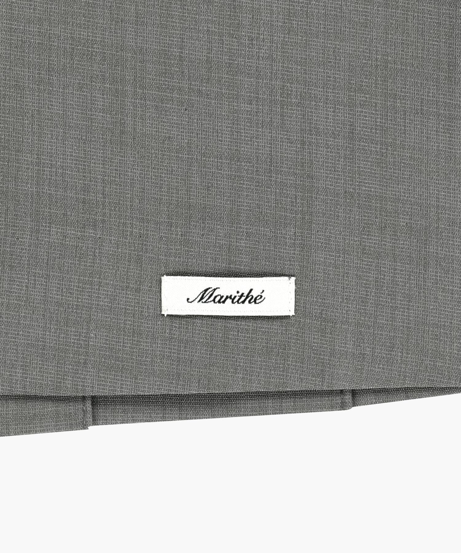 Marithe & Francois Girbaud - Layered Pleats Skirt Pants (Gray) product image 14 | TRAB K-Fashion Australia
