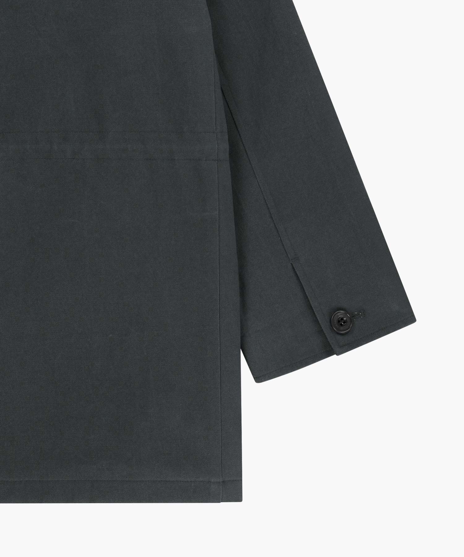 Marithe & Francois Girbaud - Cotton Washed Hunting Jacket (Charcoal) product image 14 | TRAB K-Fashion Australia
