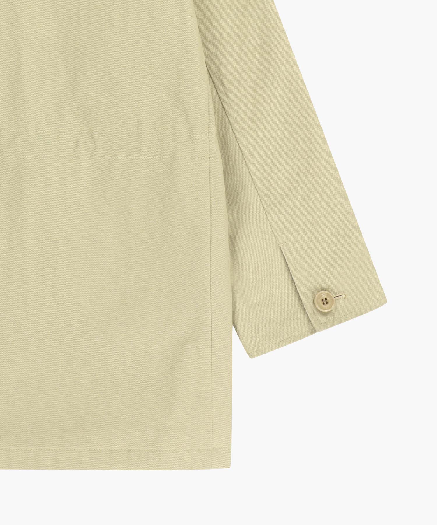 Marithe & Francois Girbaud - Cotton Washed Hunting Jacket (Light Beige) product image 14 | TRAB K-Fashion Australia
