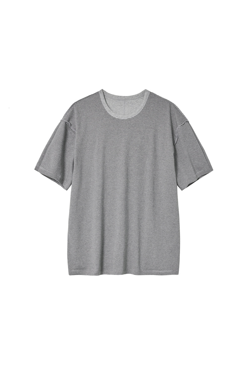 Hatchingroom - Two Face Stripe Tee (1/2 M.Grey) product image 3 | TRAB K-Fashion Australia