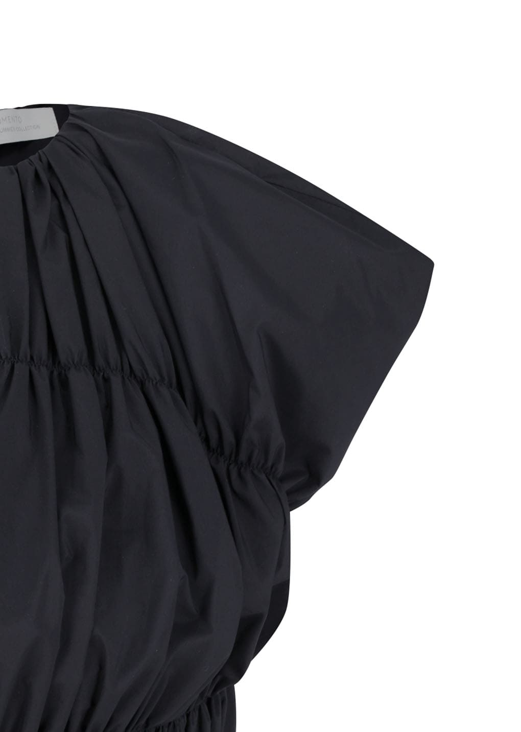 Amomento - Nylon Shirring Dress (Charcoal) product image 8 | TRAB K-Fashion Australia