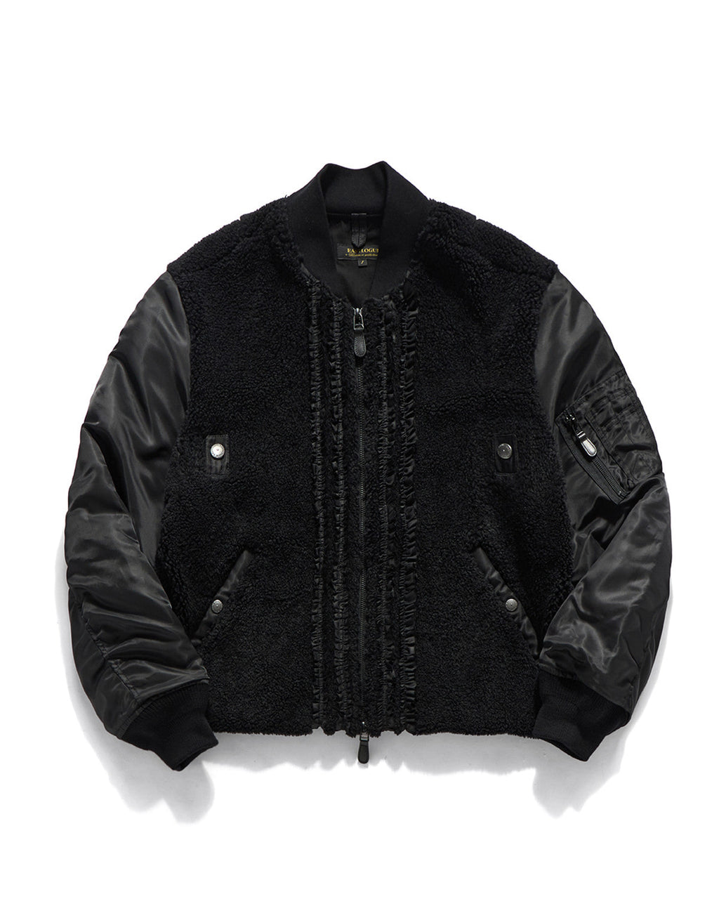 Eastlogue - Aura Ma-1 Blouson Jumper (Black) product image 5 | TRAB K-Fashion Australia