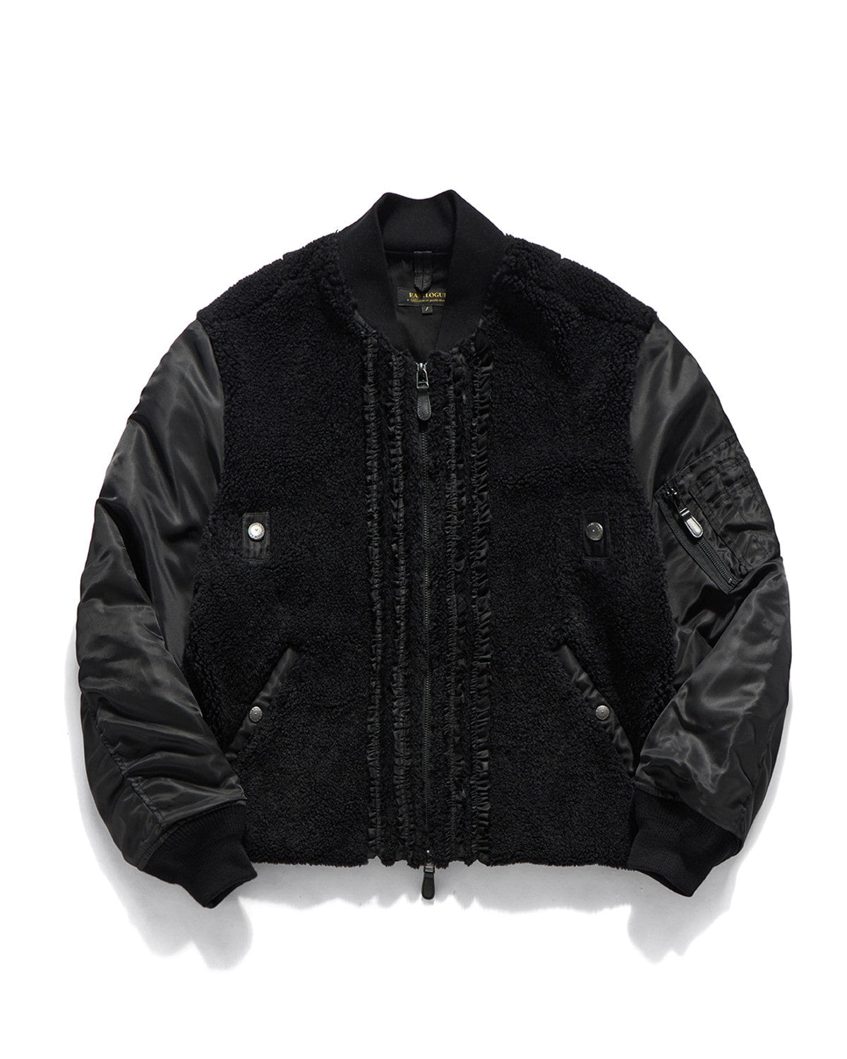 Eastlogue - Aura Ma-1 Blouson Jumper (Black) product image 5 | TRAB K-Fashion Australia