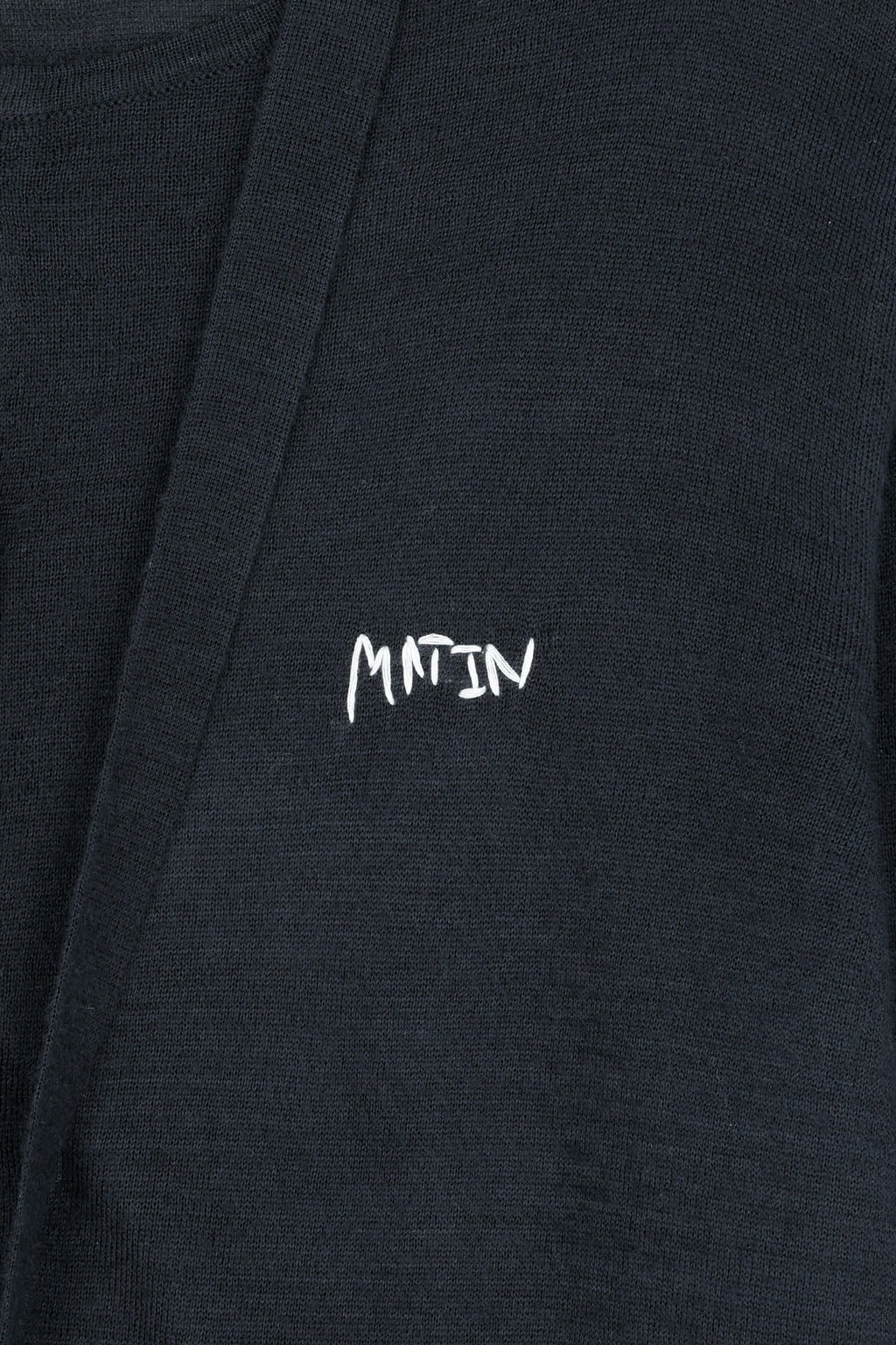 Matin Kim - String Detail Knit Cardigan (Dark Navy) product image 4 | TRAB K-Fashion Australia