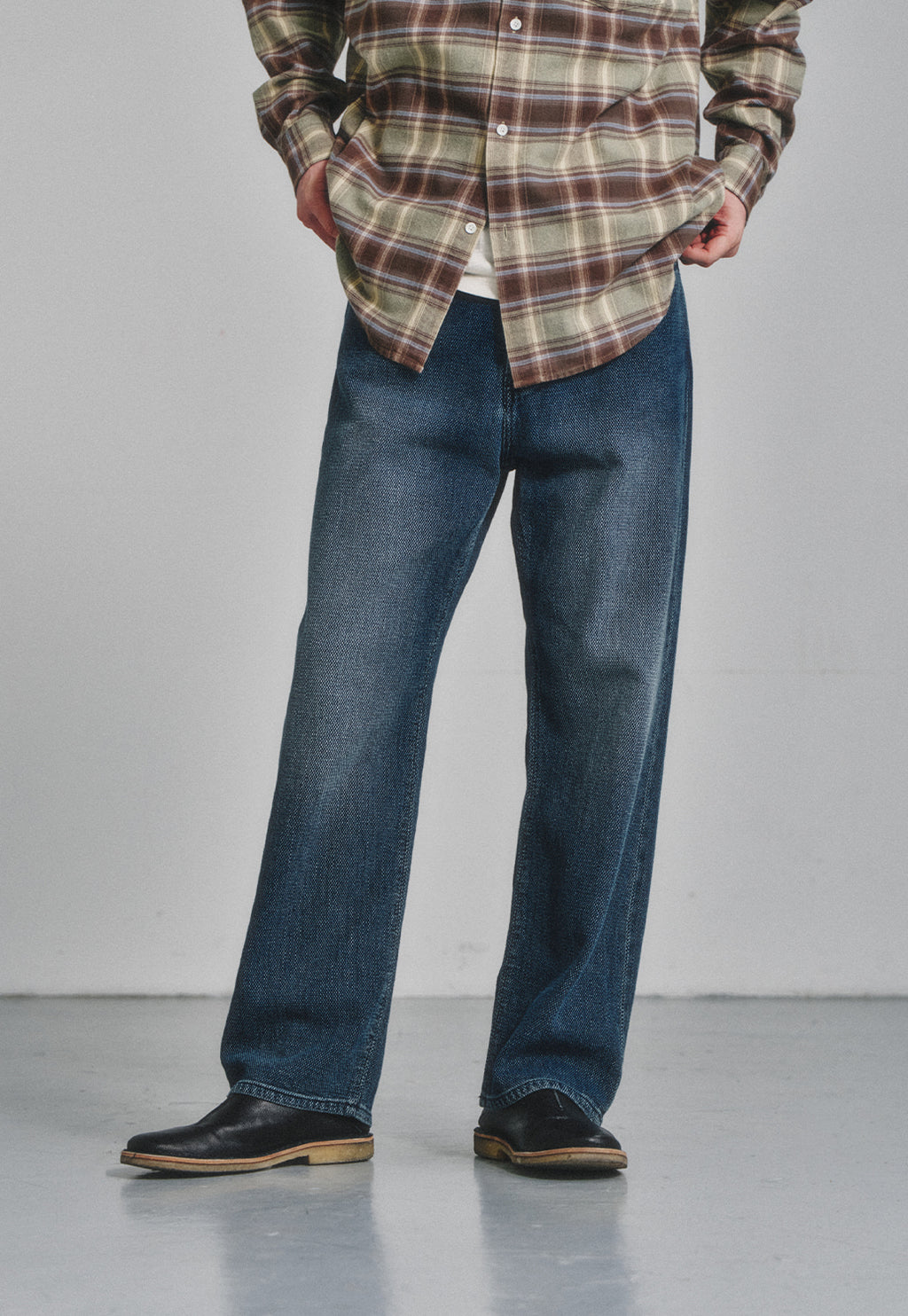 Art if acts - Sashiko 5P Pants_Japanese Fabric (Vintage Indigo) product image 4 | TRAB K-Fashion Australia