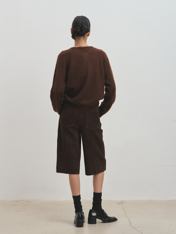 Tonywack - Mohair Raglan Cardigan (Brown) product image 4 | TRAB K-Fashion Australia