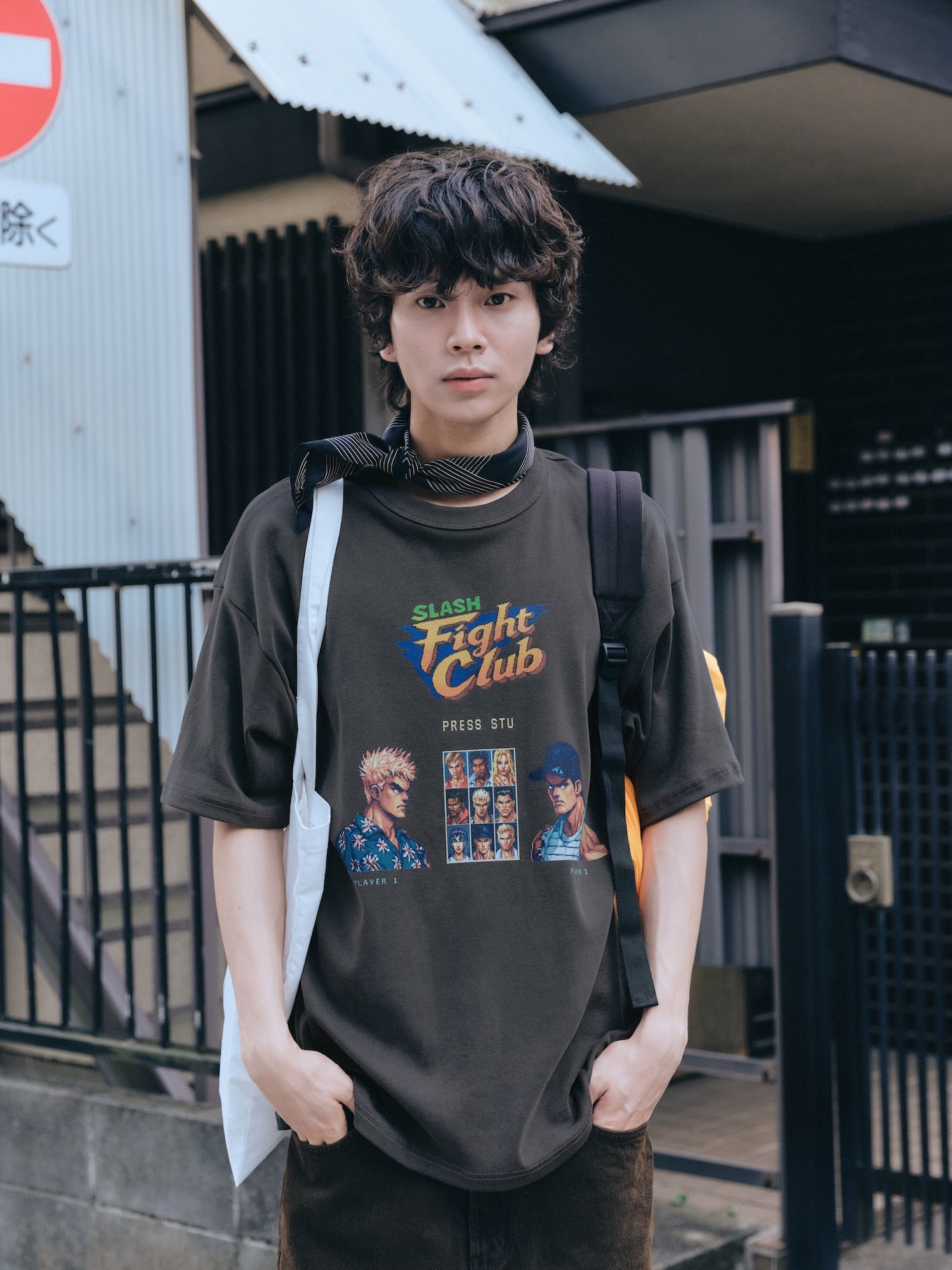 Stu - Fight Club T-Shirt (Charcoal) product image 14 | TRAB K-Fashion Australia