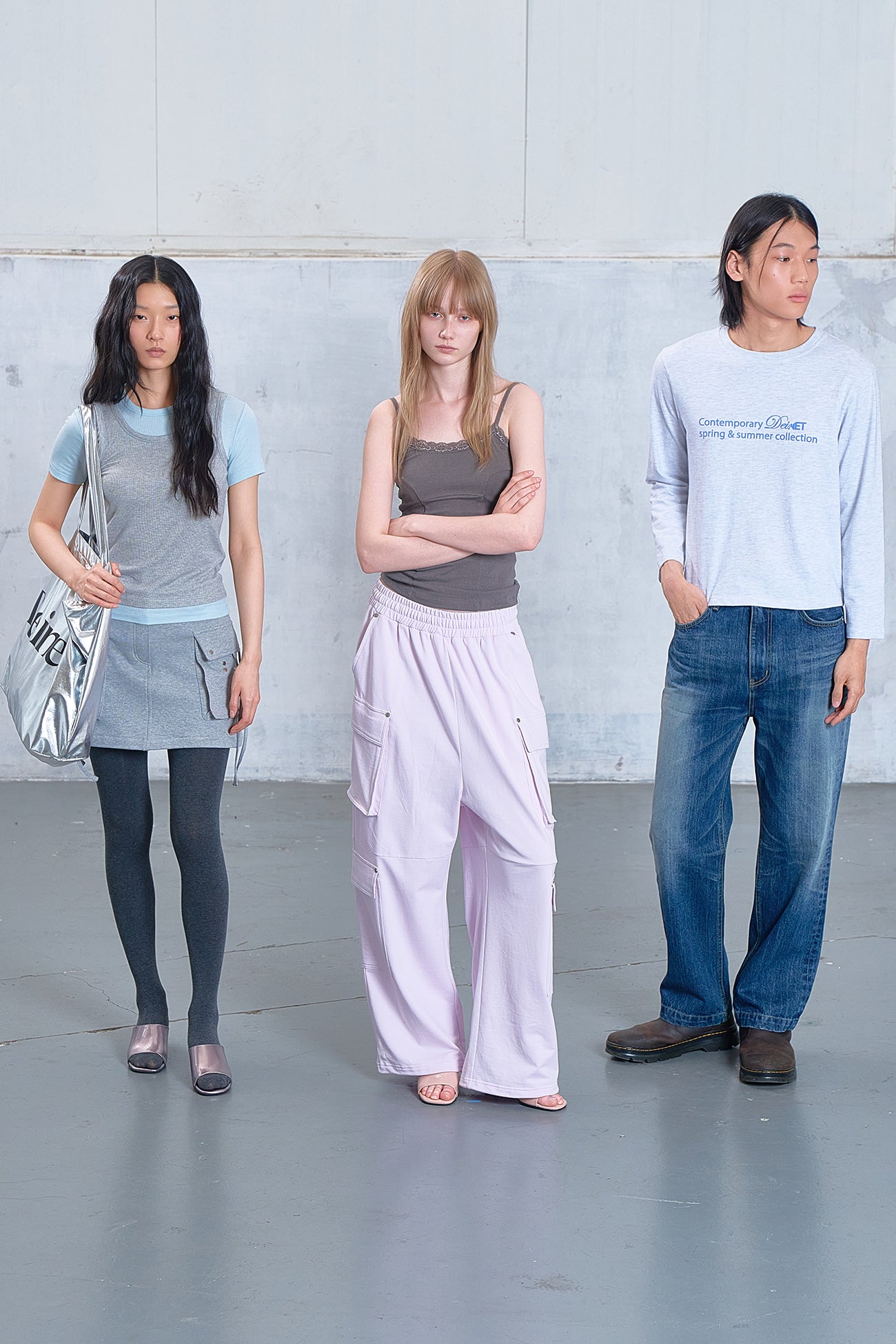 Deinet - Contemporary Long Sleeve (Light Grey) product image 7 | TRAB K-Fashion Australia