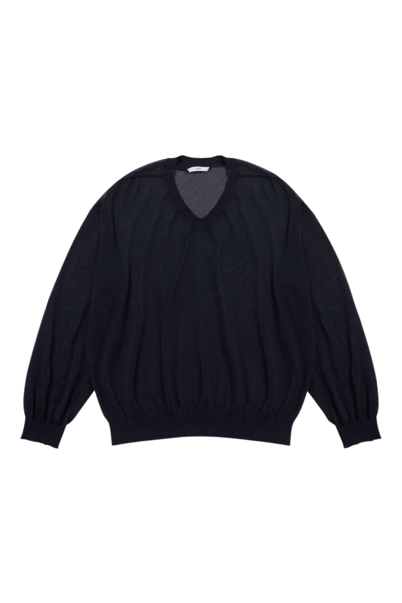 STU - Sheer V-Neck Knit (Navy) product image 17 | TRAB K-Fashion Australia